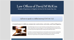 Desktop Screenshot of davidmckimlaw.com